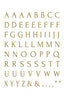 2990 Thin letter sheet GOLD