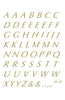 1617 Italic letter sheet GOLD