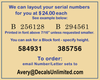 Custom Serial Numbers