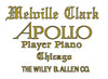Melville Clark, Apollo, Player, Wiley B. Allen 1322