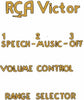 RCA Victor Radio Knobs 8028
