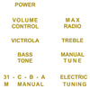 Radio Knobs 8048