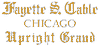 Fayette S. Cable Upright Grand 3076
