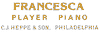 Francesca Player Piano 2198