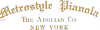 Metrostyle Pianola  Aeolian 3718